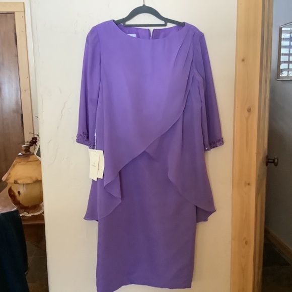 Mother of the Bride dress by Light In The Box. Size 6. Tahiti (Light Purple) - Picture 2 of 2